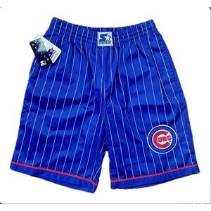 Vintage 90’s Starter Chicago Cubs Pin Stripe Shorts NWT Rare